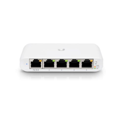 UBiQUiTi Switch 5x1000Mbps (POE Input), Menedzselhető, Asztali - USW-FLEX-MINI