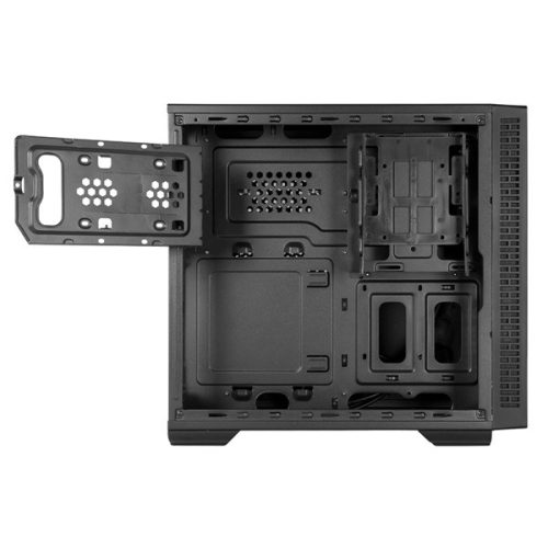 CHIEFTEC Ház Compact Cube, ATX, Tápegység nélkül, Fekete