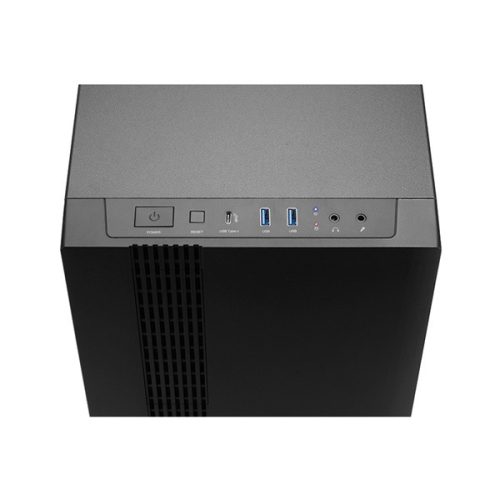 CHIEFTEC Ház Compact Cube, ATX, Tápegység nélkül, Fekete