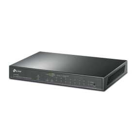   TP-LINK Switch 9x1000Mbps (8xPOE+) + 1xGigabit kombó SFP, Easy Smart, TL-SG1210MPE
