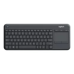   LOGITECH Billentyűzet - K400 Plus Vezeték Nélküli Touch Fekete, US