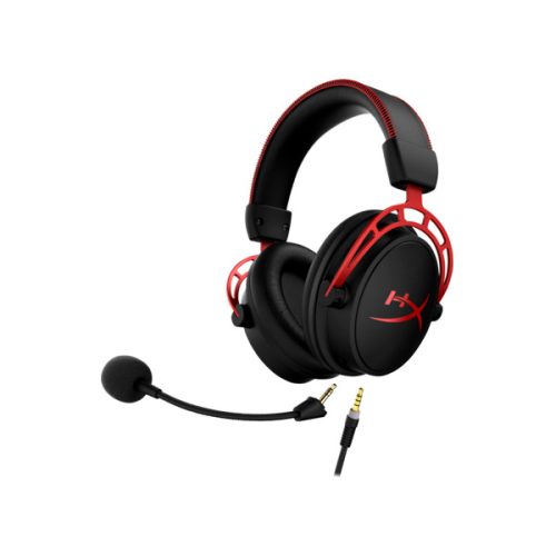 HP HYPERX vezetékes gaming fejhallgató Cloud Alpha - fekete/piros