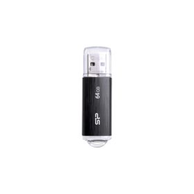 SILICON POWER Pendrive 8GB, Ultima - U02 USB 2.0, Fekete