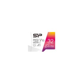   SILICON POWER Memóriakártya MicroSDHC 32GB CL10 UHS-I U1 V10 + adapter