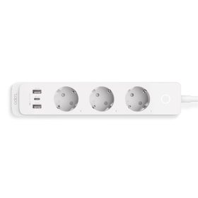   TP-LINK Okos Elosztósor Wifi-s, 3xDugalj + 2xUSB + 1x 18W USB-C, TAPO P300