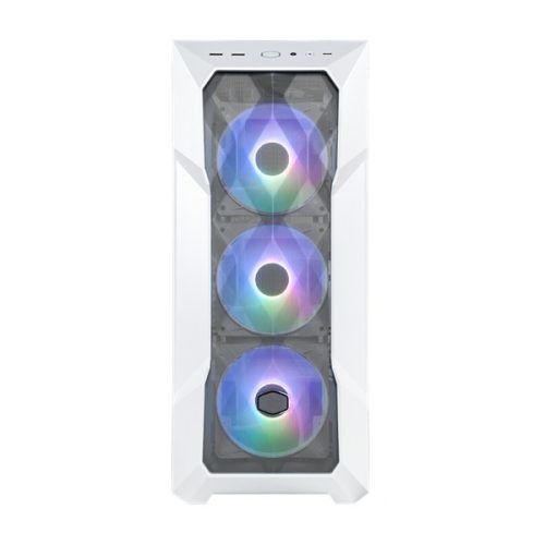 COOLER MASTER Ház ATX MasterBox TD500 MESH V2, Tápegység nélkül, Edzett Üveg, fehér