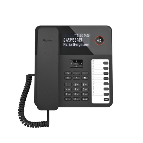 GIGASET Telefon DESK 600 telefon, fekete