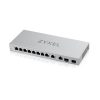 ZYXEL Switch 8x1000Mbps + 2x2.5Gbps + 2xSFP+ Web Menedzselhető, XGS1210-12-ZZ0102F