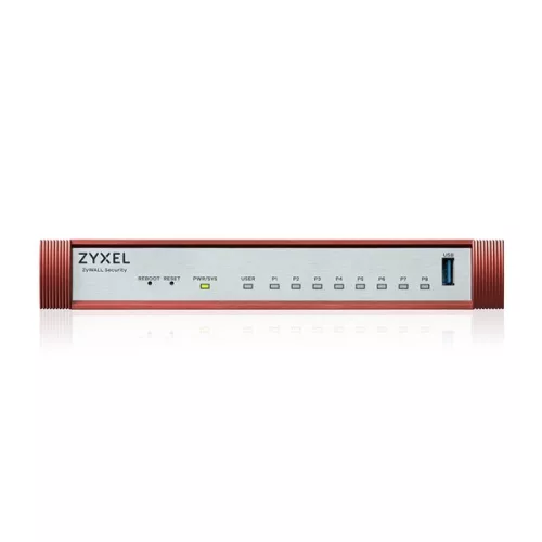 ZYXEL Tűzfal 7x1-GbE port + 1xPOE+ 1xUSB 3.0 + 1xkonzol port, USGFLEX100HP-EU0101F