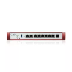   ZYXEL Tűztfal 1x2.5-GbE port + 6x1-GbE +1xPOE+ 1xUSB 3.0 + 1konzol port, USGFLEX200HP-EU0101F