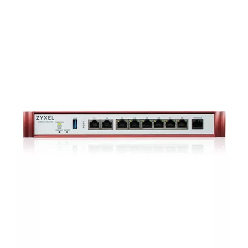ZYXEL Tűztfal 1x2.5-GbE port + 6x1-GbE +1xPOE+ 1xUSB 3.0 + 1konzol port, USGFLEX200HP-EU0101F