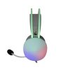 WHITE SHARK FIREFLY-W, GH-2342-W gamer fejhallgató, fehér/RGB, (3.5 Jack)