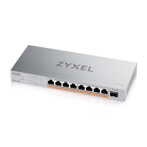 ZYXEL Switch 8x2.5Gbps + 1xSFP+  Fémházas Asztali, XMG-108-ZZ0101F