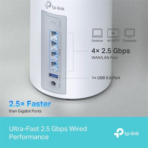 TP-LINK Wireless Mesh Networking system BE9300 Wi-Fi 7 DECO BE65(3-PACK)