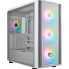 COOLER MASTER Ház ATX MasterBox 600, Tápegység nélkül, Üvegfalú, fehér