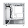 COOLER MASTER Ház ATX MasterBox 600, Tápegység nélkül, Üvegfalú, fehér