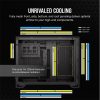 CORSAIR Ház Micro-ATX 2500D AIRFLOW, Tápegység nélkül, Edzett Üveg, fekete