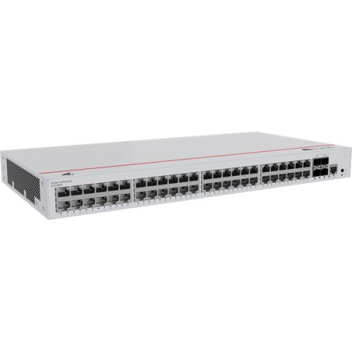 Huawei eKit Switch 48x1000Mbps (380W POE+) + 4x10GE (SFP+) + 1konzol port, iStack, Layer2+ managed, Rackes - S310-48P4X