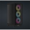 CORSAIR Ház Mini-ITX 2000D RGB AIRFLOW, SFX Tápegység nélkül, fekete