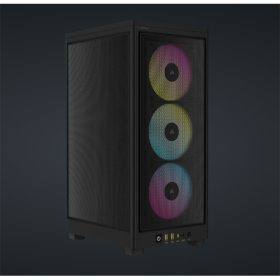   CORSAIR Ház Mini-ITX 2000D RGB AIRFLOW, SFX Tápegység nélkül, fekete