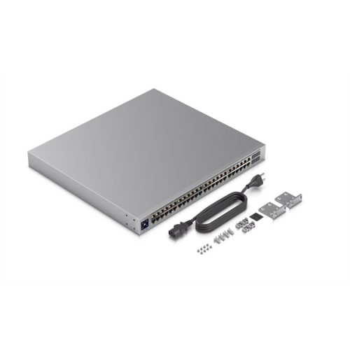 UBiQUiTi Switch 48x1000Mbps + 4x10000Mbps SFP+, Menedzselhető, Rackes - USW-PRO-48