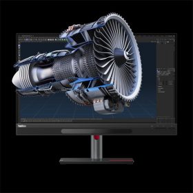   LENOVO Monitor - ThinkVision P27 3D; 27" UHD 3840x2160 IPS, 16:9, 1200:1, 310cd/m2, 4ms, VESA, HDMI, DP, USB Type-C