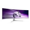 Philips EVNIA ívelt OLED monitor 49", 49M2C8900L/00 5120x1440, 32:9, 0,03ms, 1.000 cd/m2, HDMIx2/DP/USBx4/USB-C (90W)