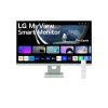 LG Smart IPS monitor 31.5" 32SR50F-W, 1920x1080, 16:9, 250cd/m2, 5ms, 2xHDMI/2xUSB/Bluetooth/AirPlay, hangszóró