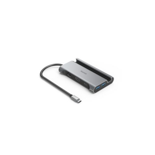 HAMA 00200143, FIC USB 3.2 GEN1 TYPE-C 7IN1, DOKKOLÓ (3X USB3.1, 2X USB-C, HDMI,LAN,PD)