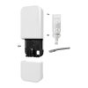 MIKROTIK Wireless Router wAP ax 2x1000Mbps, Wi-Fi 6, Falra szerelhető, kültéri, WAPG-5HAXD2HAXD