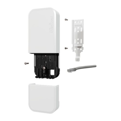 MIKROTIK Wireless Router wAP ax 2x1000Mbps, Wi-Fi 6, Falra szerelhető, kültéri, WAPG-5HAXD2HAXD