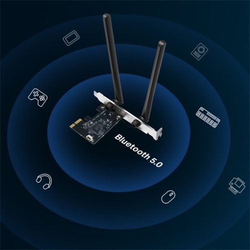 MERCUSYS Wireless Adapter PCI-Express 5.0 Dual Band AC1200 Bluetooth, MA30E
