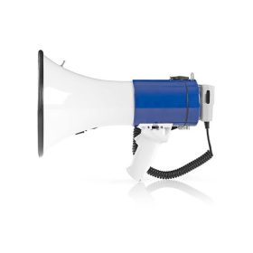   Nedis MEPH200WT megafon, beépített sziréna, hatótávolság 1500 m, 135dB, levehető mikrofon, 25W