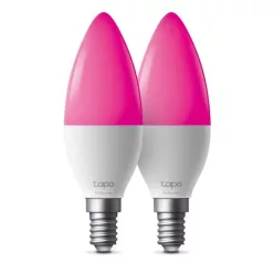   TP-LINK LED Izzó Wi-Fi-s E14, Multi Color, váltakozó színekkel, TAPO L430C(2-PACK)