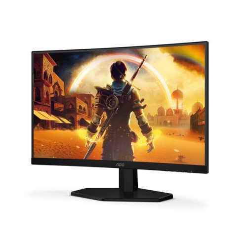 AOC Ívelt Gaming 180Hz monitor 27" C27G42E, 1920x1080, 16:9, 300cd/m2, 0,5ms, HDMIx2/DisplayPort, hangszóró