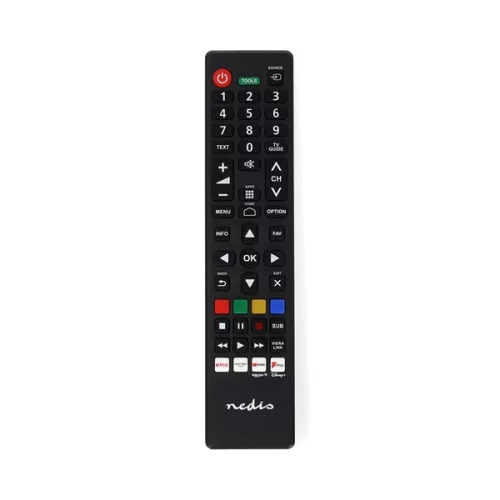 Nedis csere távirányító ,Panasonic , Sharp ,Előre programozott, Amazon Prime , Disney+ , Netflix , Rakuten TV , YouTube