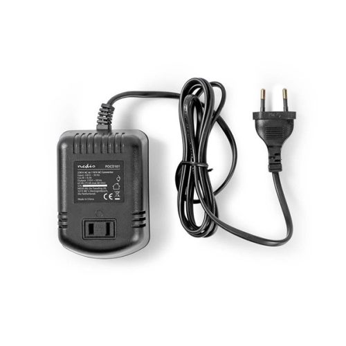 Nedis POCO101 tápegység, feszültség átalakító, konverterr 230V - 110V. 75W, USA