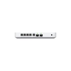   UBiQUiTi Vezetékes Router Gateway 4x2,5GbE + 1x10GbE + 1x10Gbit SFP+, Asztali - UXG-FIBER