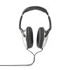 Nedis HPWD1201BK fejhallgató, hosszú kábel, kábel hossz 6 m, hangerőszabályzó