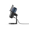 NEDIS GSMIC210BK RGB streaming asztali mikrofon, Használható: Asztali / Notebook, USB Type-A,  Be/Ki kapcsoló, szűrő