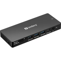 SANDBERG USB-C Dokkoló 13in1 DockingStation Pro