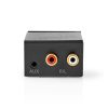 Nedis ACON2510BK digital - analóg konverter, digitális koax RCA bemenet - 2x RCA kimenet