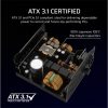 CORSAIR Tápegység Moduláris, RM850x, 850W, ATX 3.1, PCIe 5.1, 14cm, Cybenetics Gold