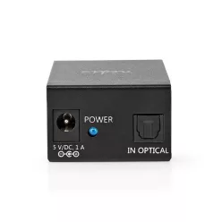   Nedis ASPL2512BK digitális audio splitter, TosLink be - 2x TosLink kimenet