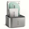 AXAGON ADSA-DC dual SATA 2.5"/3.5" SSD/HDD CLONE dokkoló, USB-C, 5 Gbps