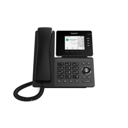 GIGASET P810B IP PRO IP asztali telefon, színes TFT kijelző, 4 funckiós LED billentyűk, HD hang, POE képes, Bluetooth