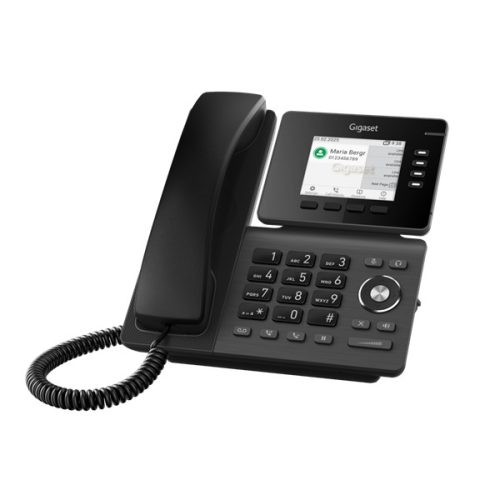 GIGASET P810B IP PRO IP asztali telefon, színes TFT kijelző, 4 funckiós LED billentyűk, HD hang, POE képes, Bluetooth
