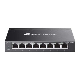   TP-LINK Switch 8x1000Mbps Fémházas Easy Smart (Omada), ES208G