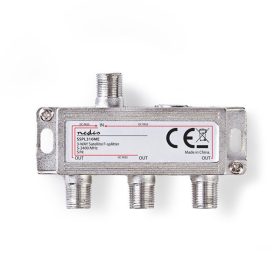   Nedis F elosztó 1-be - 3-ki, 5 - 2400 MHz | 6,5 dB, SSPL310ME