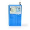 Nedis NWCTM100BU LAN kábel teszter RJ45, RJ11, BNC és USB AB
